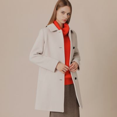 ＜MACKINTOSH LONDON (Women)＞【婦人画報掲載】【ＢＡＮＴＯＮ／バントン】ウールダブルクロスベロアコート（Ｇ５Ｂ１５４４７＿＿）
