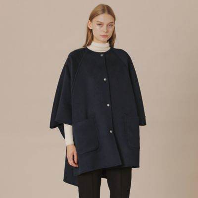 美品★Blumarine★高級カシミヤブレンド★ポンチョコート★ブラック 美品☆Blumarine☆高級カシミヤブレンド☆ポンチョコート