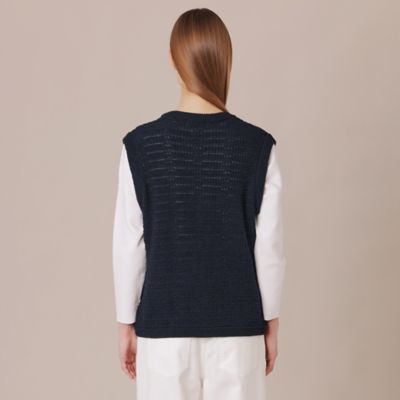 最終値下げ【新品未使用】　マッキントッシュ　ロンドン　ツイードニットベスト　ジレ ツイードニットベスト(コート)｜MACKINTOSH LONDON