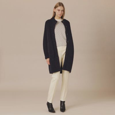 送料無料】アルパカループロングカーディガン