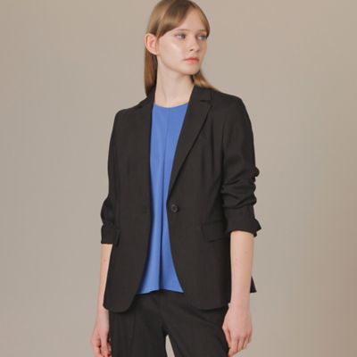 ＜MACKINTOSH LONDON (Women)＞リネンレーヨンストレッチジャケット（Ｇ５Ｅ０８１４９＿＿）
