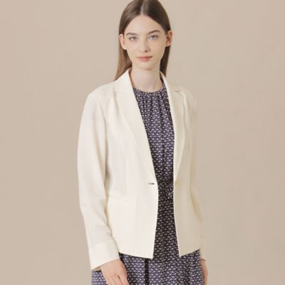 ＜MACKINTOSH LONDON (Women)＞ストレッチサッカージャケット（Ｇ５Ｅ１１５６３＿＿）