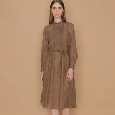 ＜MACKINTOSH LONDON (Women)＞【ＢＩＢＵＲＹ　ＦＬＯＷＥＲ】バイブリーオーガンジーワンピース（Ｇ５Ｊ０２２０２＿＿）