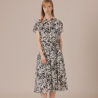 ＜MACKINTOSH LONDON (Women)＞シルエットフラワーワンピース（Ｇ５Ｊ０３３５３＿＿）