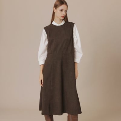 ＜MACKINTOSH LONDON (Women)＞アマレッタスエードジャンパースカート（Ｇ５Ｊ０４４３７＿＿）