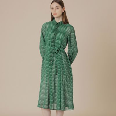 マッキントッシュロンドンシーププリントワンピース ジオメトリックシーププリントワンピース(ワンピース