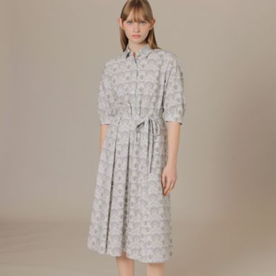 ＜MACKINTOSH LONDON (Women)＞【ＢＩＢＵＲＹ　ＦＬＯＷＥＲ　００２】バイブリーフラワー００２ワンピース（Ｇ５Ｊ０８１３７＿＿）