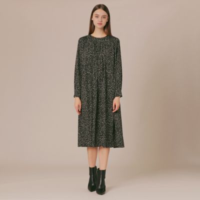 【美品】マッキントッシュロンドン　ドット柄　小紋柄　プリントワンピース ランダムドットプリントワンピース（G5J09268＿＿