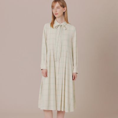 ＜MACKINTOSH LONDON (Women)＞ペイントチェックプリントワンピース（Ｇ５Ｊ０９３２９＿＿）