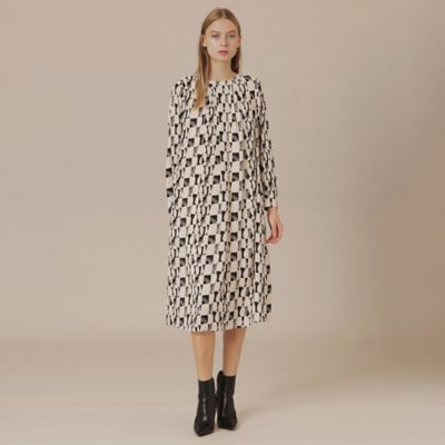 希少サイズ【極美品】マッキントッシュ ランダムドットプリントワンピース シフォン ランダムドットプリントワンピース(ワンピース)｜MACKINTOSH