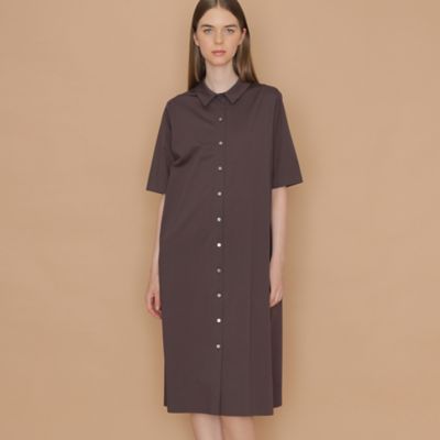 ＜MACKINTOSH LONDON (Women)＞【Ｔｈｅ　Ｅｓｓｅｎｔｉａｌ　Ｃｏｌｌｅｃｔｉｏｎ】プレーティング天竺ワンピース（Ｇ５Ｊ１２１５８＿＿）