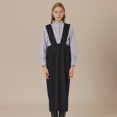 ＜MACKINTOSH LONDON (Women)＞【婦人画報１１月号掲載】ウールサキソニーワンピース（Ｇ５Ｊ１２６３５＿＿）