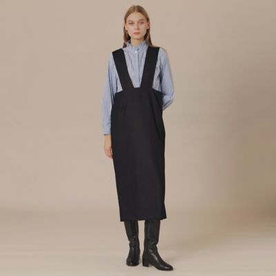 美シルエット【マッキントッシュ】ワンピース Aライン ウール