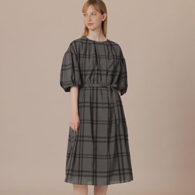 ＜MACKINTOSH LONDON (Women)＞コットンポリエステルチェックワンピース（Ｇ５Ｊ２５３５４＿＿）