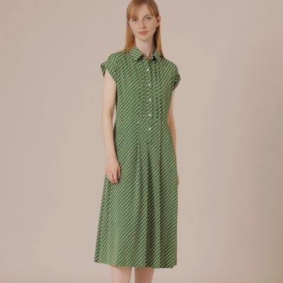 【極美品】マッキントッシュ　レインドロッププリントワンピース WEB・一部店舗限定】レインドロッププリントワンピース