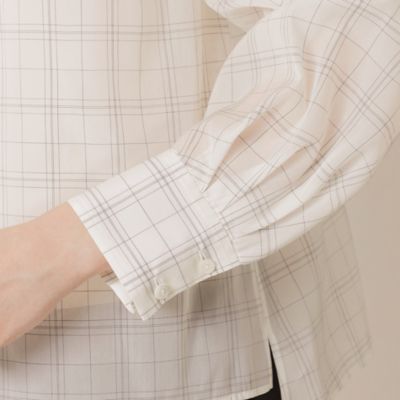 【ＷＥＢ・一部店舗限定】シアーチェックブラウス（Ｇ５Ｍ０７５７７＿＿）