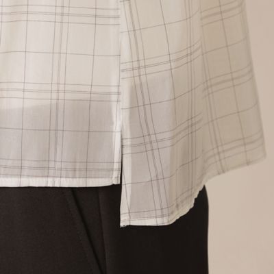 【ＷＥＢ・一部店舗限定】シアーチェックブラウス（Ｇ５Ｍ０７５７７＿＿）