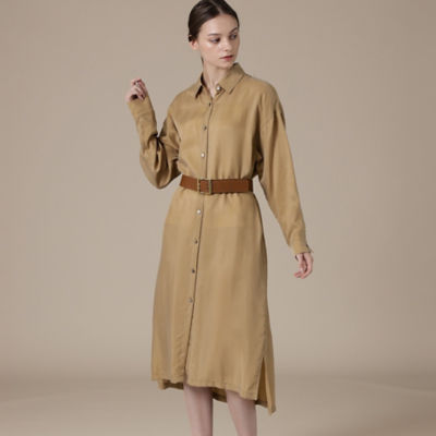 ＜MACKINTOSH LONDON (Women)＞キュプラフィブリルロングシャツ（Ｇ５Ｍ０７６０２＿＿）