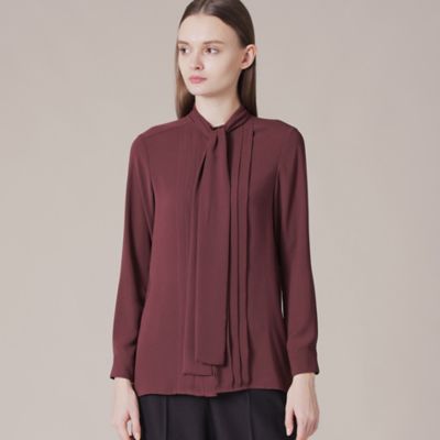 ＜MACKINTOSH LONDON (Women)＞トリアセテートストレッチブラウス（Ｇ５Ｍ０８８７１＿＿）