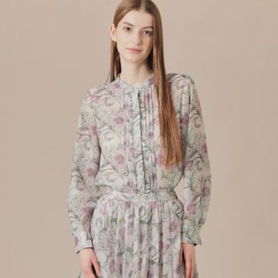 MACKINTOSH LONDON (Women)/マッキントッシュ ロンドン 【婦人画報掲載】【BIBURY FLOWER】ドローイングカラーバイブリーフラワーブラウス(G5M09535__)