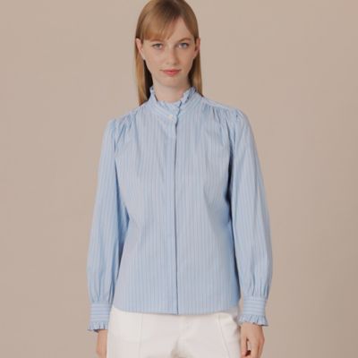 ＜MACKINTOSH LONDON (Women)＞ブロードストライプブラウス（Ｇ５Ｍ１０３６５＿＿）