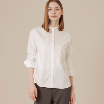 ＜MACKINTOSH LONDON (Women)＞【Ｔｈｅ　Ｅｓｓｅｎｔｉａｌ　Ｃｏｌｌｅｃｔｉｏｎ】コットンブロードシャツ（Ｇ５Ｍ１１６２６＿＿）