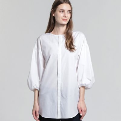 ハイカウントブロードノーカラーブラウス ｇ５ｍ１８４１８ 三越伊勢丹オンラインストア 公式