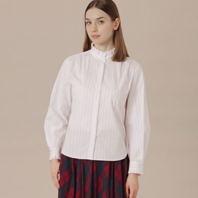 MACKINTOSH LONDON (Women)/マッキントッシュ ロンドン ストレッチストライプブラウス(G5M18646__) ピンク12L トップス【三越伊勢丹/公式】