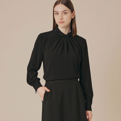 MACKINTOSH LONDON (Women)/マッキントッシュ ロンドン バックサテンジョーゼットブラウス(G5M20639__) クロ09L トップス【三越伊勢丹/公式】