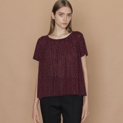 ＜MACKINTOSH LONDON (Women)＞リーフドットプリントブラウス（Ｇ５Ｍ２２１６６＿＿）