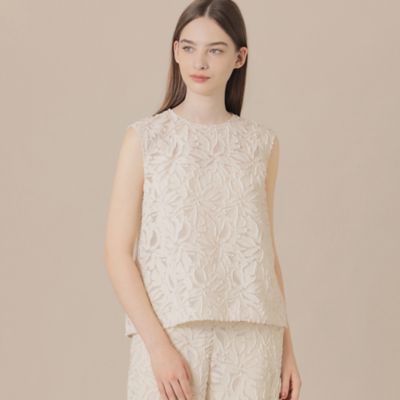 MACKINTOSH LONDON (Women)/マッキントッシュ ロンドン フラワーカットジャカードブラウス(G5M23565__)