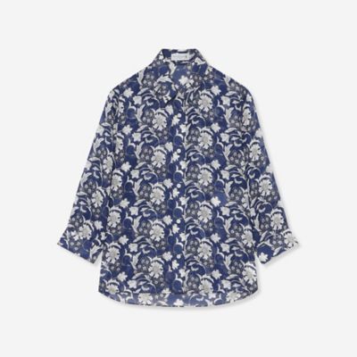 【みな】マッキントッシュロンドン　バイブリーフラワーブラウス 38 BIBURY FLOWER】バイブリーフラワーブラウス