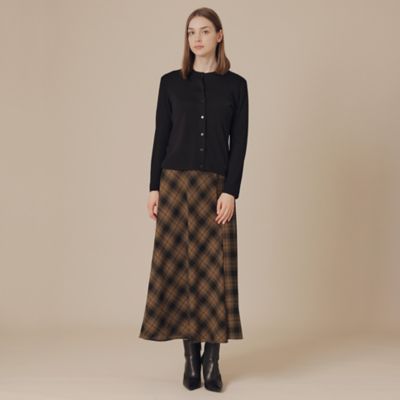 マッキントッシュロンドン ソフトコットンクルーネックニット カーディガン カシミヤブレンドソフトニットカーディガン