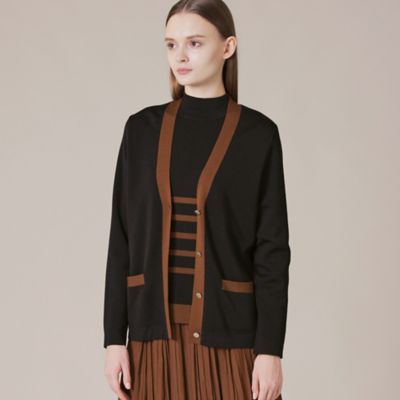 ＜MACKINTOSH LONDON (Women)＞リアスムースニットカーディガン（Ｇ５Ｎ０１８００＿＿）