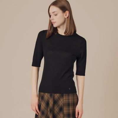 MACKINTOSH LONDON (Women)/マッキントッシュ ロンドン カシミヤブレンドソフトニットプルオーバー(G5N02600__) クロ09L トップス【三越伊勢丹/公式】