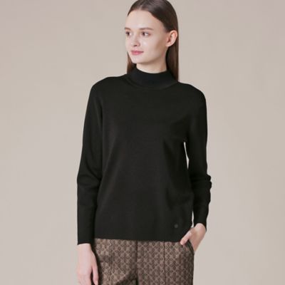 ＜MACKINTOSH LONDON (Women)＞リアフルニードルニットハイネックプルオーバー（Ｇ５Ｎ０２８００＿＿）