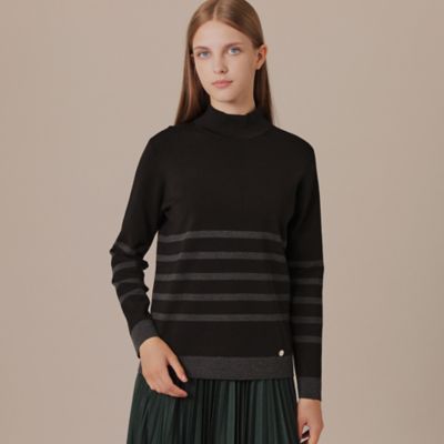 ＜MACKINTOSH LONDON (Women)＞クリアニットフルニードルプルオーバー（Ｇ５Ｎ０５２０１＿＿）