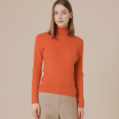 【新品・未使用】マッキントッシュロンドン Vネックプルオーバー　ニット エクラ掲載】クリアニットバイカラープルオーバー(トップス