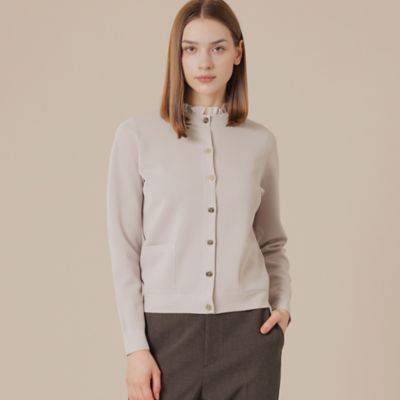 MACKINTOSH LONDON (Women)/マッキントッシュ ロンドン ミラノリブニットカーディガン(G5N10637__) ベージュ40L トップス【三越伊勢丹/公式】