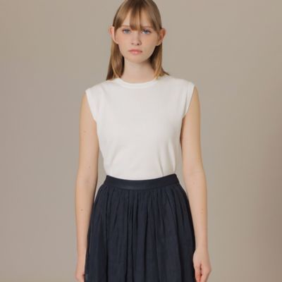 ＜MACKINTOSH LONDON (Women)＞ソフトコットンナイロンノースリーブニットプルオーバー（Ｇ５Ｎ１３１０５＿＿）