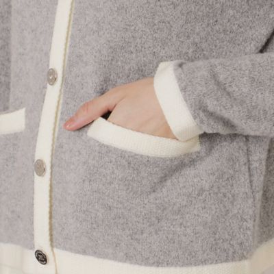 美品✨MACKINTOSH LONDON スフレムースニットフーディー　グレー 美品 マッキントッシュ ロンドン スフレムースニットフーディー