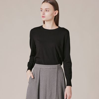 ＜MACKINTOSH LONDON (Women)＞リアプレーンニットクルーネックプルオーバー（Ｇ５Ｎ１６８００＿＿）