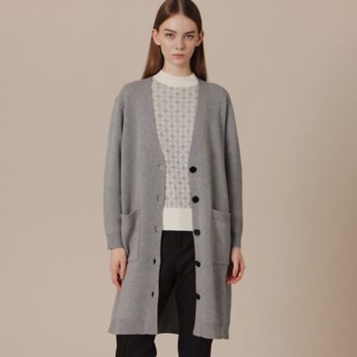 ＜MACKINTOSH LONDON (Women)＞ウールスムースニットカーディガン（Ｇ５Ｎ２０６１５＿＿）