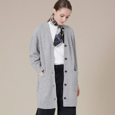 ＜MACKINTOSH LONDON (Women)＞スフレウールニットカーディガン（Ｇ５Ｎ２１６１２＿＿）