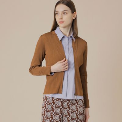 MACKINTOSH LONDON (Women)/マッキントッシュ ロンドン ブライトレーヨンニットカーディガン(G5N25617__) チャ50L トップス【三越伊勢丹/公式】