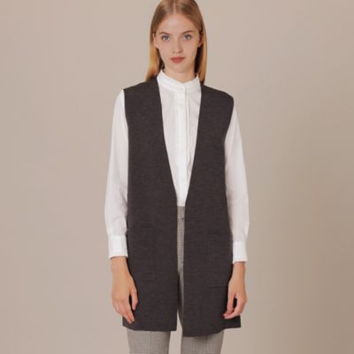 クリアニットフルニードルジレ（G5N28201＿＿） | MACKINTOSH