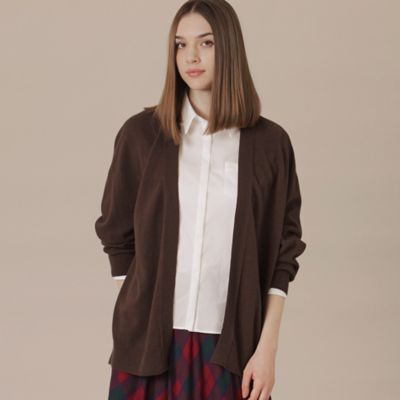 【上質】 マッキントッシュ ロンドン ショールカラー 麻 ニット カーディガン 上質】 マッキントッシュ ロンドン ショールカラー 麻 ニット