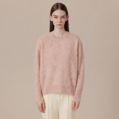 Precious12月号】ファーカシミヤニットプルオーバー