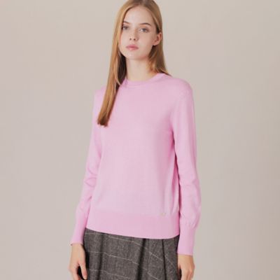 ＜MACKINTOSH LONDON (Women)＞【Ｔｈｅ　Ｅｓｓｅｎｔｉａｌ　Ｃｏｌｌｅｃｔｉｏｎ】シルクカシミヤニットプルオーバー（Ｇ５Ｎ２９８０８＿＿）