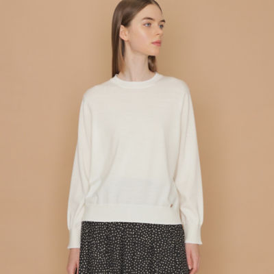 ＜MACKINTOSH LONDON (Women)＞【エクラ掲載】ウールバイカラーニットプルオーバー（Ｇ５Ｎ３５２１９＿＿）